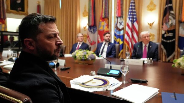 Владимир Зеленский АКШ президенти Дональд Трамп менен жолугуушусу - Sputnik Кыргызстан