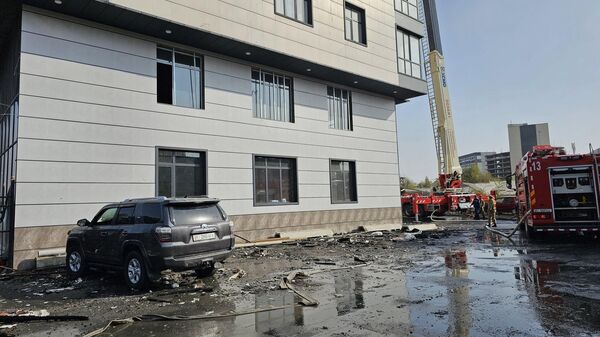 Оштогу көп кабат тамдан чыккан орт өчүрүлдү - Sputnik Кыргызстан