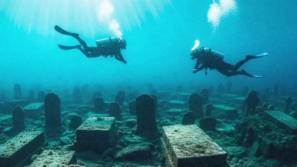 Древние могилы нашли на дне Иссык-Куля — видео - Sputnik Кыргызстан