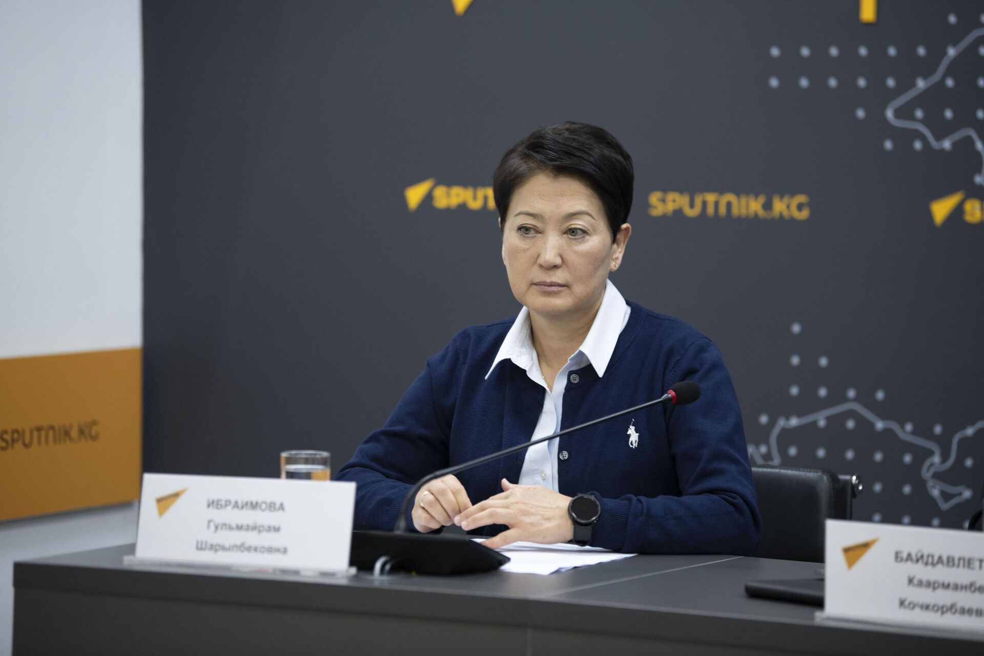 Главный внештатный специалист по стоматологии Министерства здравоохранения Гульмайрам Ибраимова - Sputnik Кыргызстан, 1920, 21.10.2025