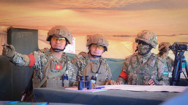 Аскердик машыгуулар. Архив - Sputnik Кыргызстан