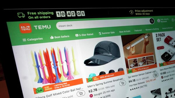 Сайт маркетплейса Temu. Архивное фото - Sputnik Кыргызстан