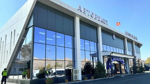 Открытие реконструированного автовокзала в Нарыне - Sputnik Кыргызстан