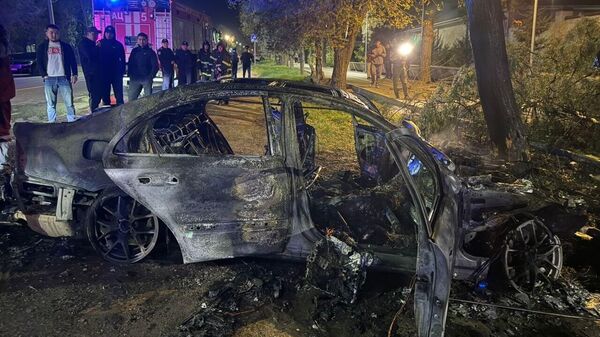 ДТП с участием Mercedes в Бишкеке - Sputnik Кыргызстан