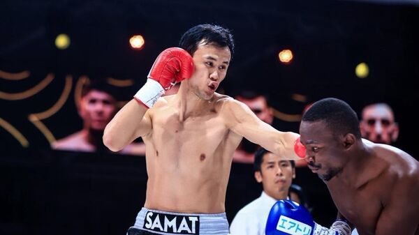 Самат Кыргыз Бишкектеги бокс боюнча турнирде жеңишке жетти - Sputnik Кыргызстан