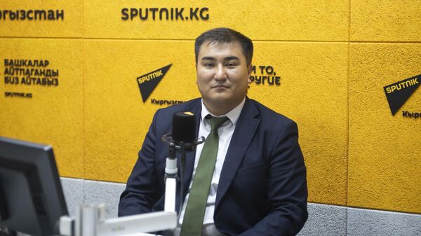 Суу ресурстары, айыл чарба жана кайра иштетүү өнөр жайы министрлигинин кайра иштетүү өнөр жайы жана органика бөлүмүнүн башчысы Бакытбек Орозакунов - Sputnik Кыргызстан