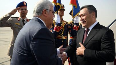 Садыр Жапаров прибыл с официальным визитом в Египет 