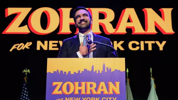 Нью-Йорк шаарындагы шайлоодо жеңишке жеткенин билдирген Зогран Мамдани  - Sputnik Кыргызстан