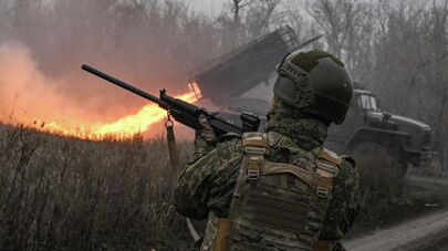 Боевая работа РСЗО "Град" группировки "Центр"