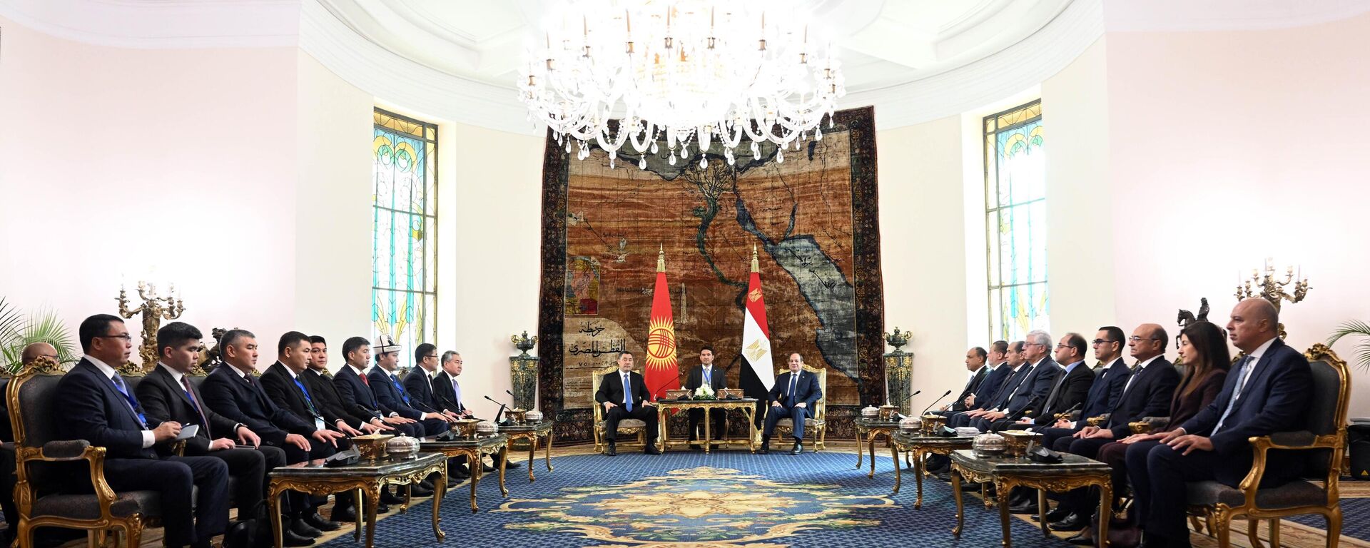 Официальный визит президента Садыра Жапарова в Египет - Sputnik Кыргызстан, 1920, 05.11.2025