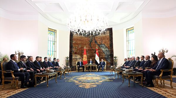 Официальный визит президента Садыра Жапарова в Египет - Sputnik Кыргызстан