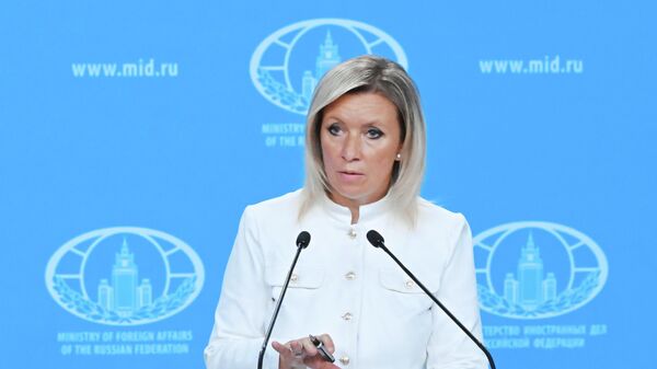 РФ ТИМинин расмий өкүлү Мария Захарова. Архив - Sputnik Кыргызстан