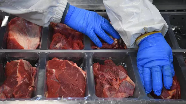 Производство мясной продукции. Архивное фото - Sputnik Кыргызстан