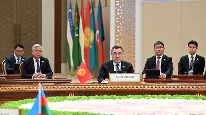 Садыр Жапаров на консультативной встрече лидеров Центральной Азии в Ташкенте