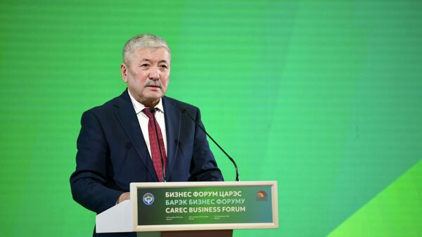 Министрлер кабинетинин төрагасы Адылбек Касымалиев өлкөнүн аймактык мүмкүнчүлүктөрүн өнүктүрүү боюнча бизнес-форумга катышты - Sputnik Кыргызстан