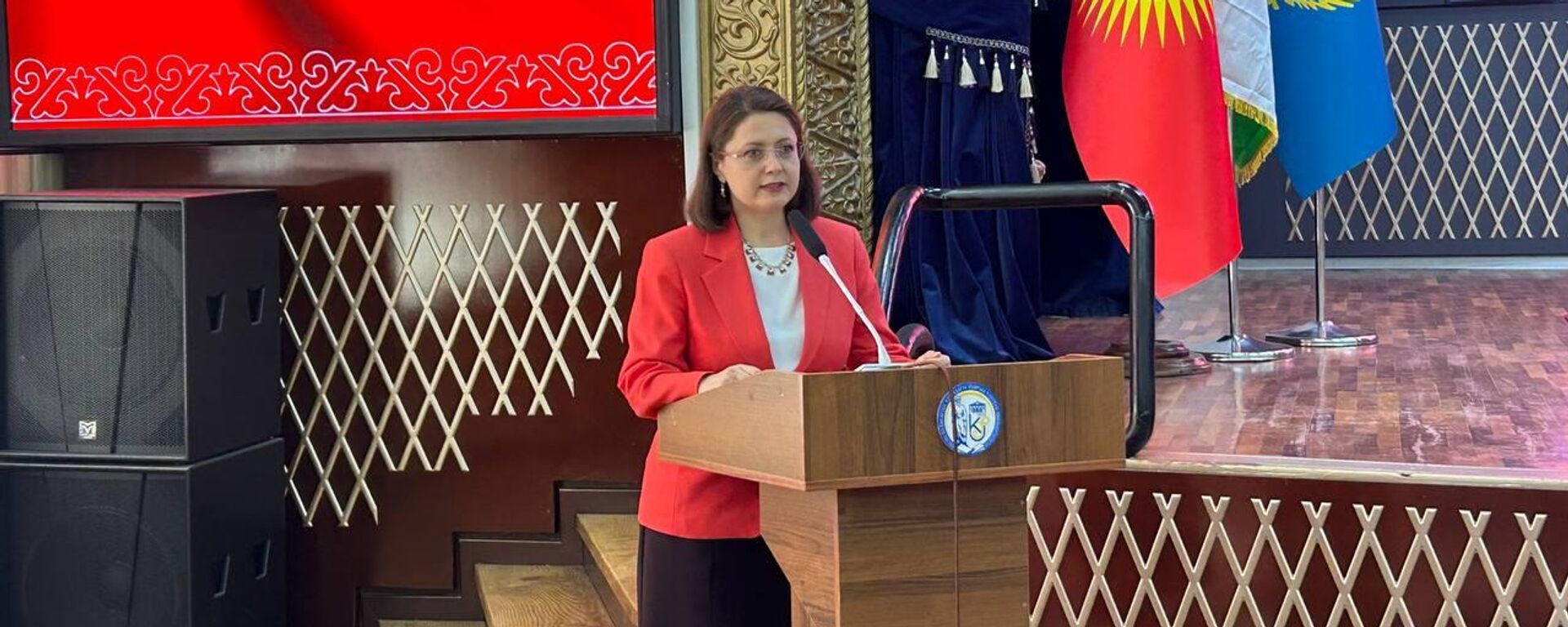 Советник-посланник посольства России в КР Екатерина Чистова - Sputnik Кыргызстан, 1920, 24.11.2025