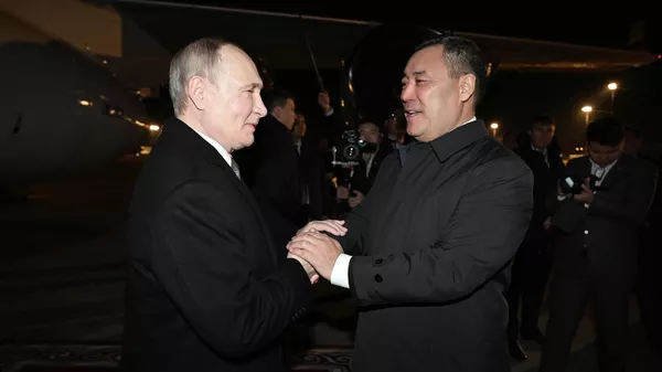 Государственный визит президента России Владимира Путина в Кыргызстан - Sputnik Кыргызстан