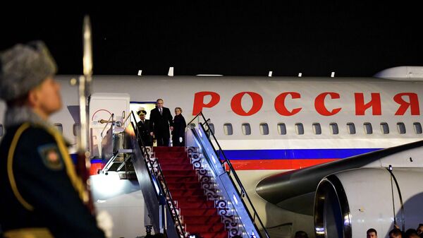 Государственный визит президента России Владимира Путина в Кыргызстан - Sputnik Кыргызстан