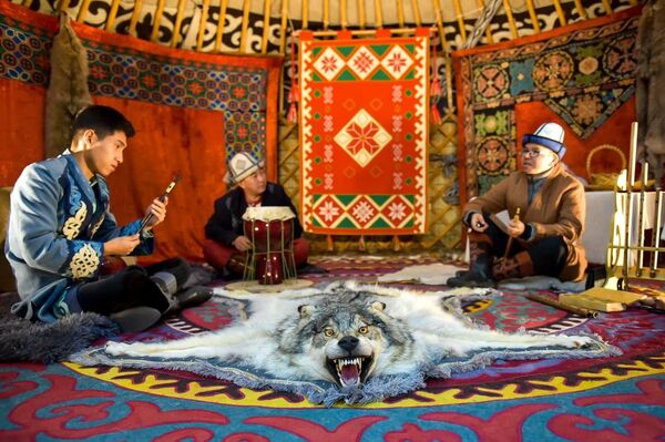 Для лидера каждой страны была подготовлена отдельная юрта - Sputnik Кыргызстан