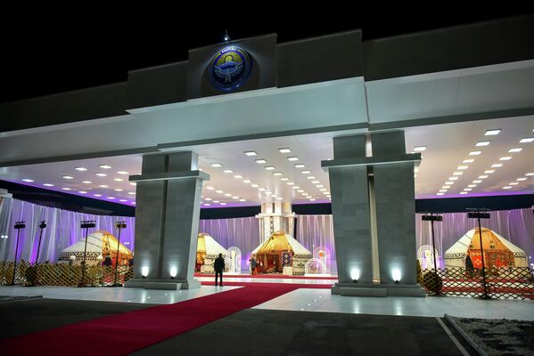 "Ала-Арча" резиденциясындагы этнографиялык комплекс. Бул жерде президенттерге кыргыз элинин салттуу турмуш-тиричилигинин жана маданиятынын элементтери көрсөтүлдү. - Sputnik Кыргызстан