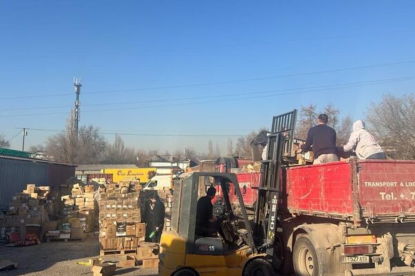 Как сообщили в ведомстве, ГКНБ вместе с Министерством природных ресурсов, экологии и технического надзора провели операцию по пресечению крупной схемы ввоза и реализации просроченных товаров - Sputnik Кыргызстан