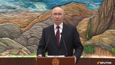 Пресс-конференция Владимира Путина по итогам визита в Кыргызстан — прямой эфир