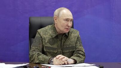 Президент Владимир Путин посетил один из пунктов управления Объединённой группировки войск