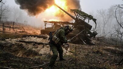 Боевая работа 73-й артбригады группировки войск "Запад"