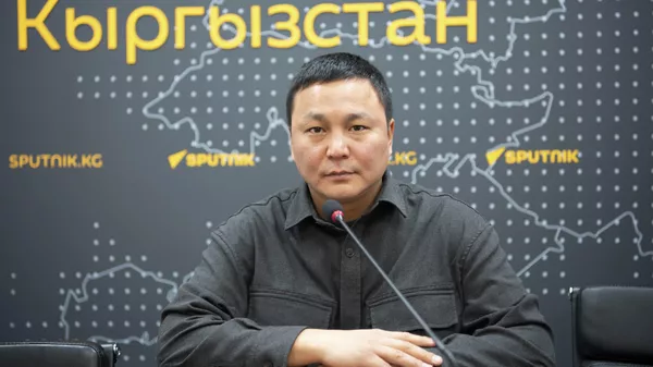 Легпром жеңил өнөр жай ишканаларынын ассоциациясы юридикалык жактар бирикмесинин директору Азамат Керимбек уулу - Sputnik Кыргызстан