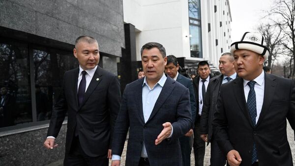 Садыр Жапаров посетил НТРК - Sputnik Кыргызстан