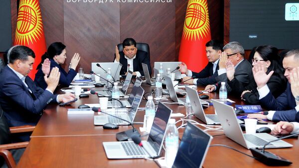 Борбордук шайлоо комиссиясы жыйын учурунда - Sputnik Кыргызстан
