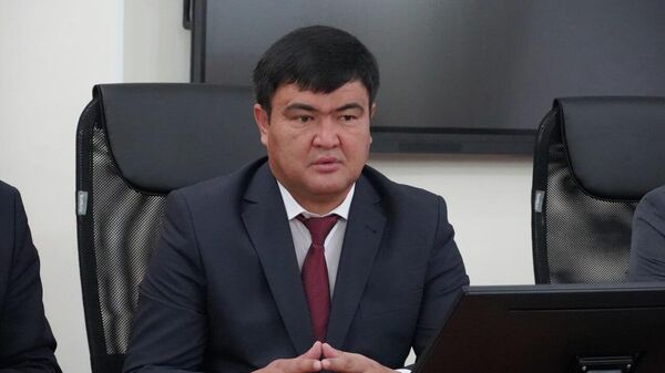 Саламаттык сактоо министринин мурунку орун басары Айбек Маткеримов. Архив - Sputnik Кыргызстан
