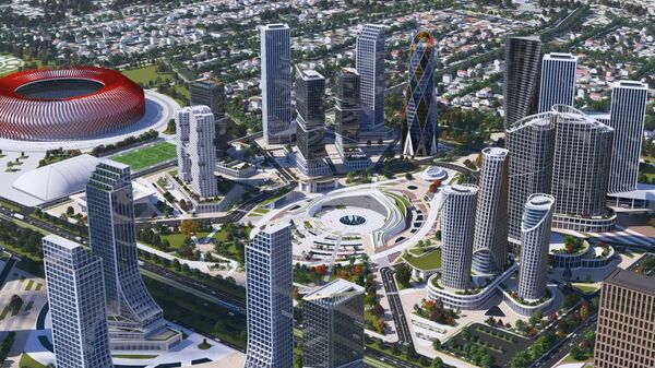 Бишкек-Сити бизнес-борборун эскизи - Sputnik Кыргызстан