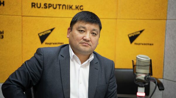 Жер агенттигинин жер кадастры, каттоо жана чечимдерди даярдоо башкармалыгынын башчысынын орун басары Талантбек Акматов - Sputnik Кыргызстан