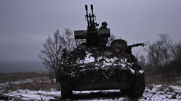 Военнослужащие российской армии в зоне СВО - Sputnik Кыргызстан