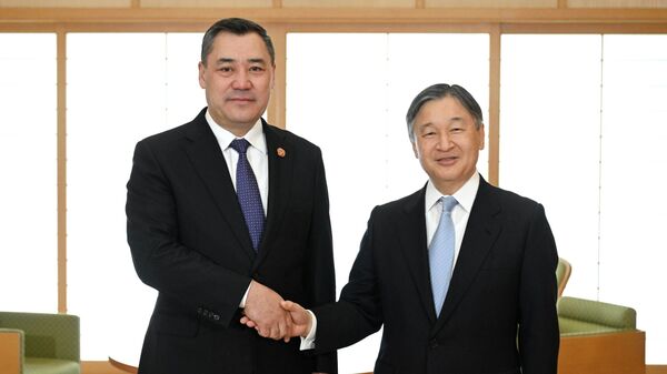 Садыр Жапаров Япониянын императору менен жолукту - Sputnik Кыргызстан