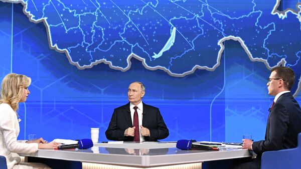 Итоги года с Владимиром Путиным - Sputnik Кыргызстан