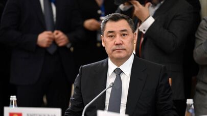 Садыр Жапаров на саммите ЕАЭС в Санкт-Петербурге