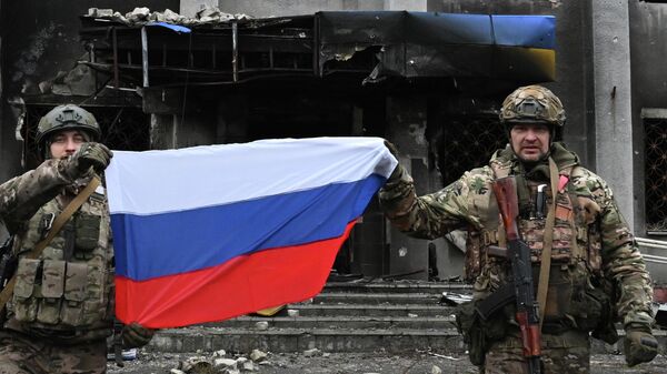 Освобожденный российскими войсками Красноармейск - Sputnik Кыргызстан