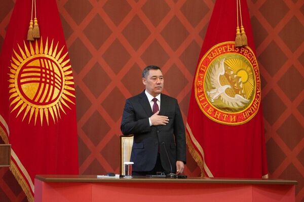 На мероприятии присутствует президент Садыр Жапаров - Sputnik Кыргызстан