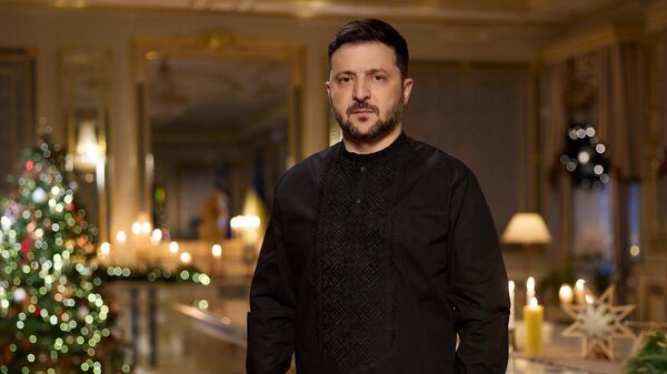 Зеленскийдин Рождестводогу билдирүүсү Батышта сынга кабылды - Sputnik Кыргызстан