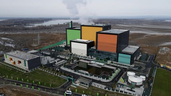 Как в Бишкеке открыли мусоросжигательный завод — видео - Sputnik Кыргызстан