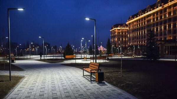 Бишкекте Санжыра деп аталган сквер ачылды - Sputnik Кыргызстан