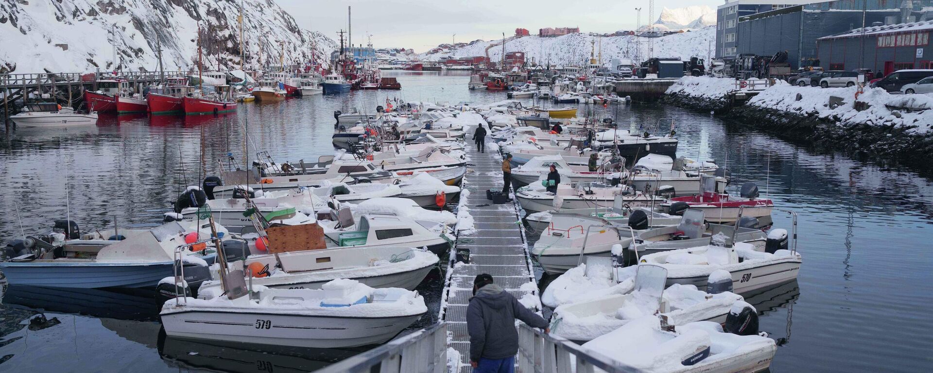  Гренландиядагы порт - Sputnik Кыргызстан, 1920, 21.01.2026