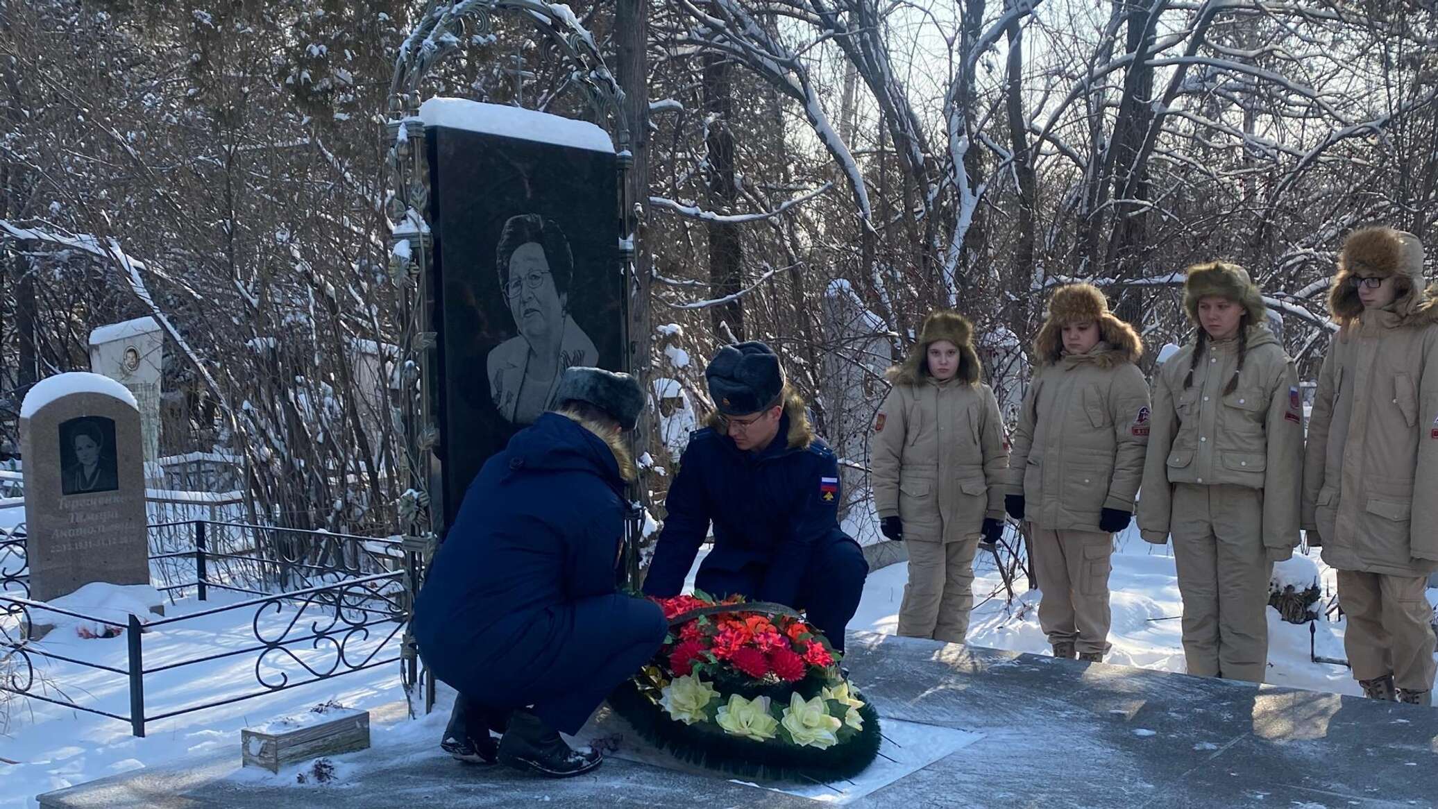 В Бишкеке почтили память участницы обороны Ленинграда Анны Кутановой