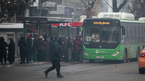 Бишкектеги автобус. Архив - Sputnik Кыргызстан