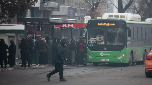 Бишкектеги автобус. Архив - Sputnik Кыргызстан