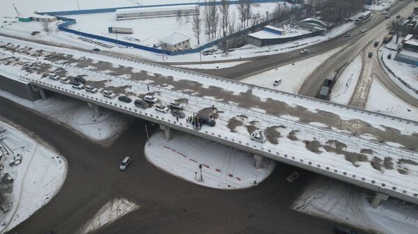 Бишкектеги Тндүк айланма жолунун курулушу - Sputnik Кыргызстан