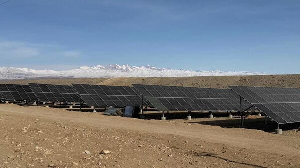 Ысык-Көлдө курулуп жаткан күн электр станциясы - Sputnik Кыргызстан
