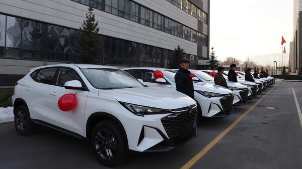 Камчыбек Ташиев передал медучреждениям Нарынской области 20 авто - Sputnik Кыргызстан